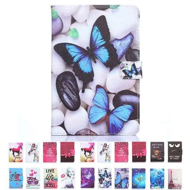 Galaxy Tab A7 10.4 T500 T505 Protective Themed Stand Case