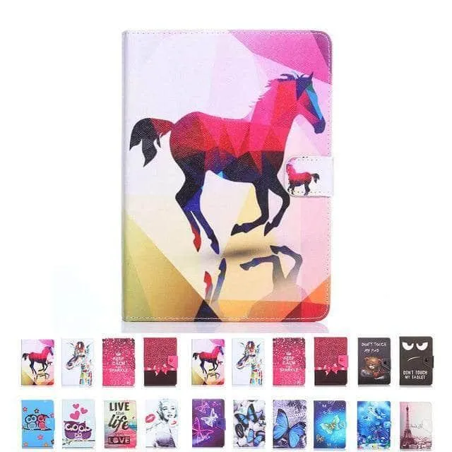 Galaxy Tab A7 10.4 T500 T505 Protective Themed Stand Case