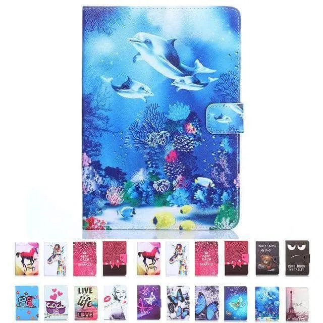 Galaxy Tab A7 10.4 T500 T505 Protective Themed Stand Case