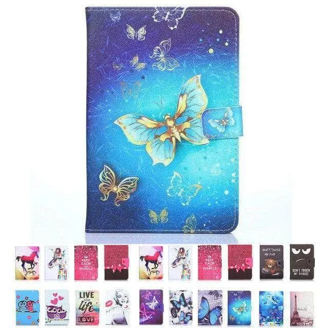 Galaxy Tab A7 10.4 T500 T505 Protective Themed Stand Case