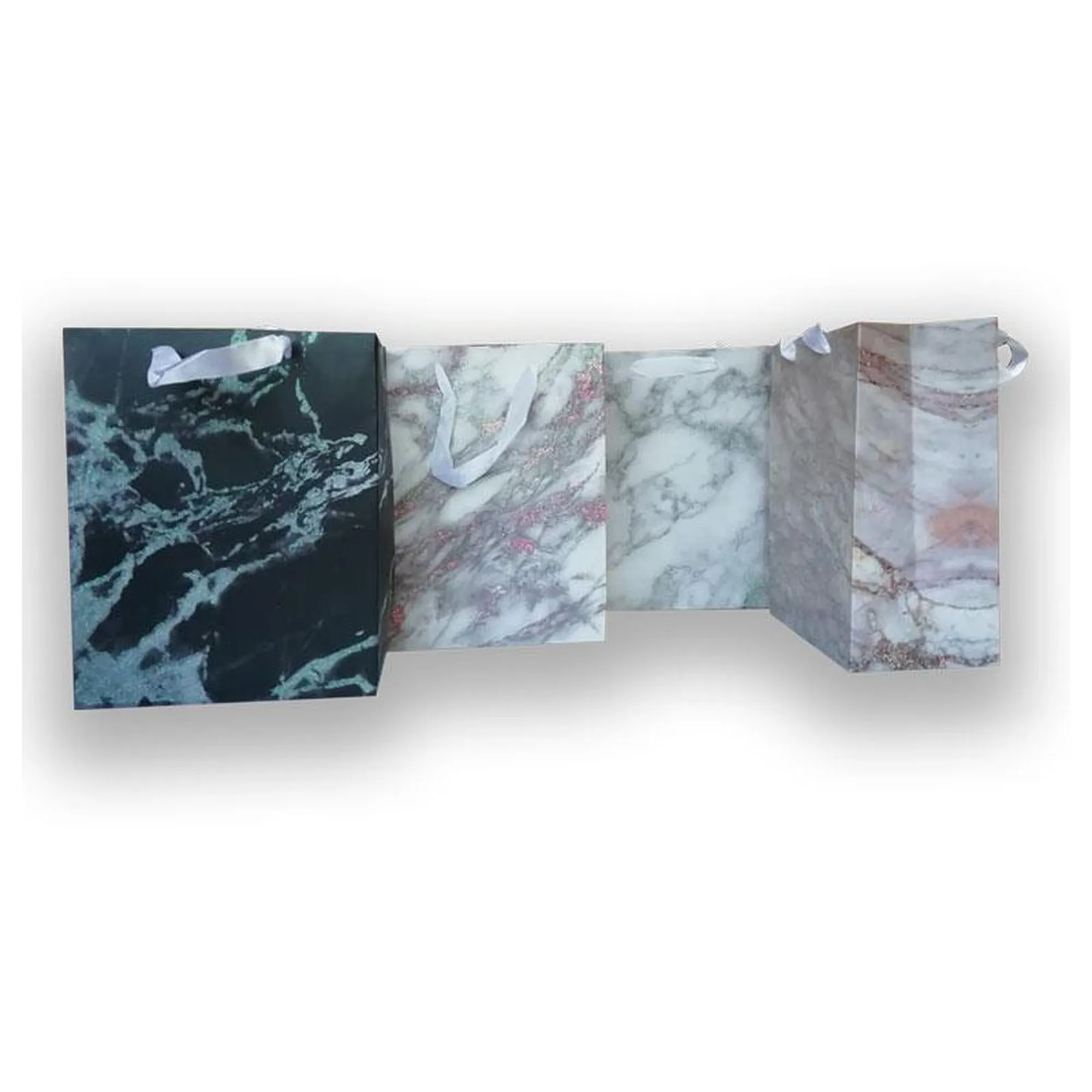 Gift Paper Bag Marble 31x41cm Large