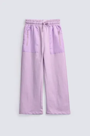 GIRLS LOOSE TROUSERS WITH POCKET DETAILS