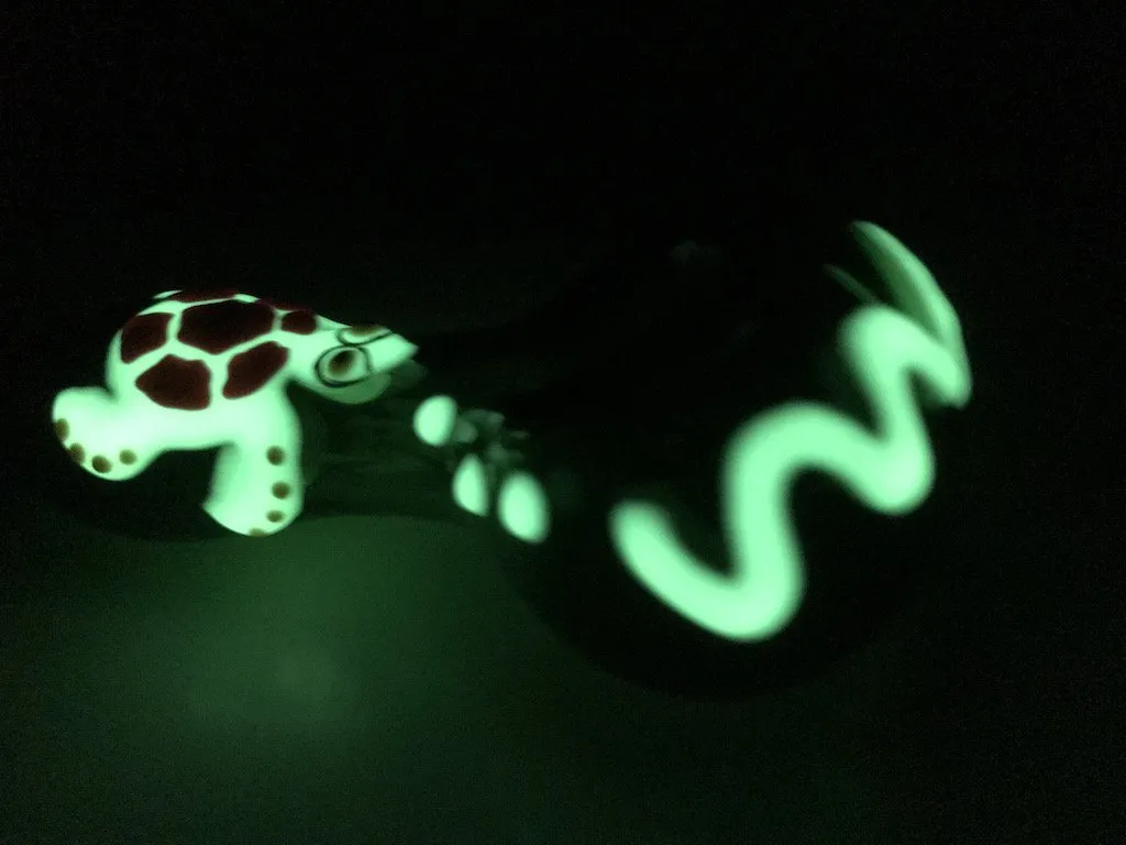 Glow in the Dark Turtle Pipe