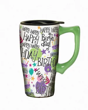 Happy Birthday Travel Mug