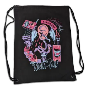 Hello Listeners Drawstring Backpack