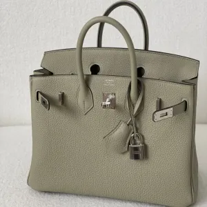 Hermès Birkin 25 Sauge Togo Palladium Hardware PHW