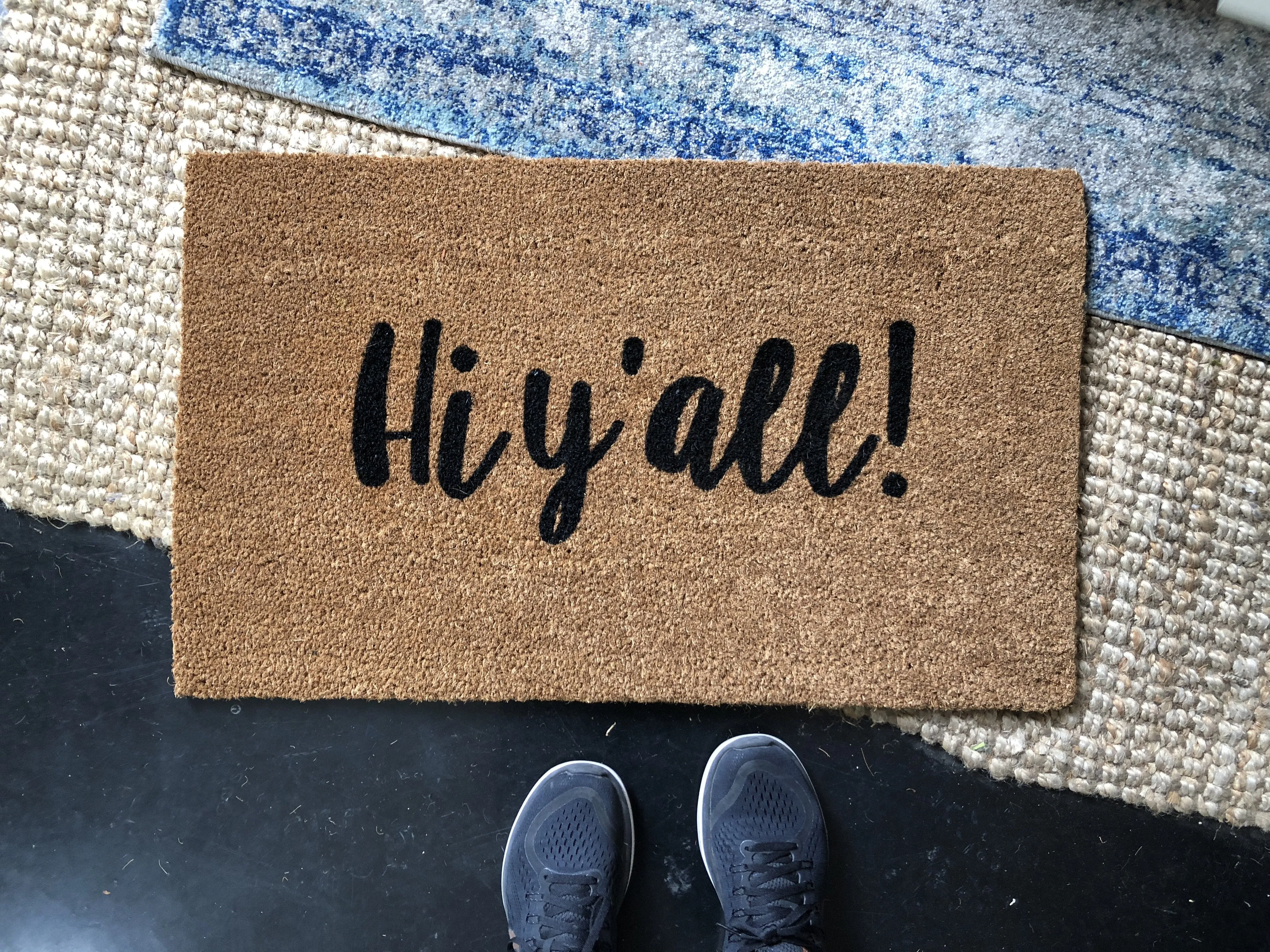 Hi Y'all! Funny Doormat