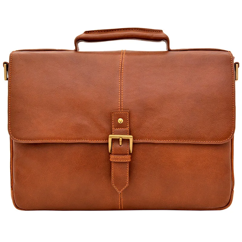 Hidesign Charles Leather 15" Laptop Compatible Briefcase Work Bag