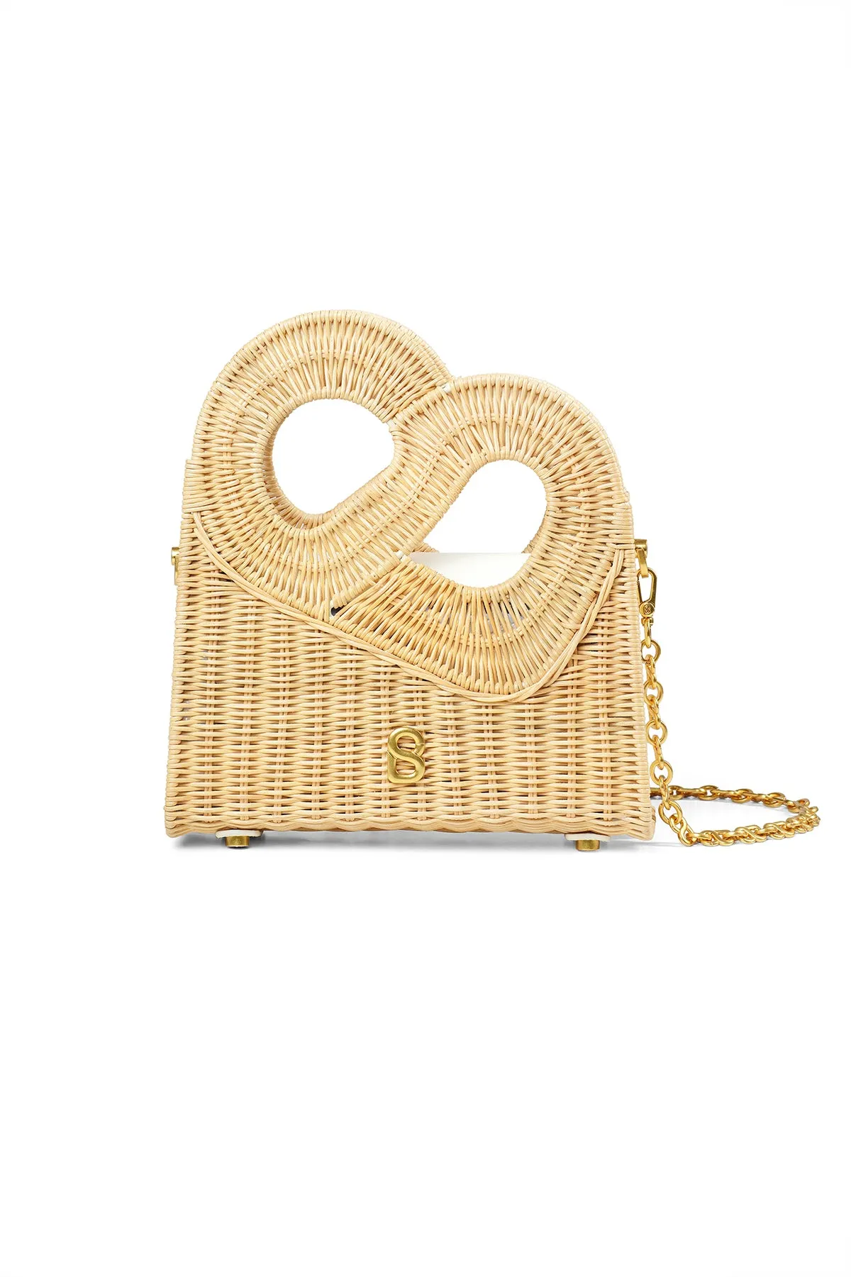 Hold Me Rattan Bag Medium - White