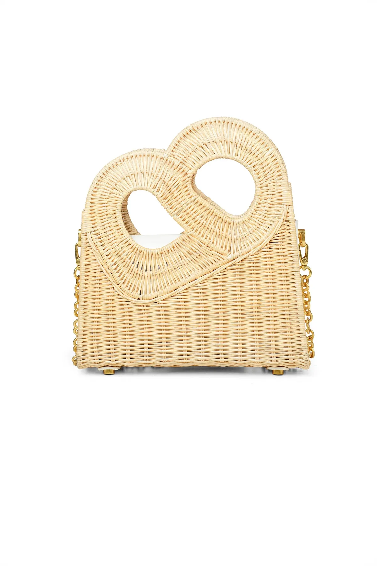 Hold Me Rattan Bag Medium - White