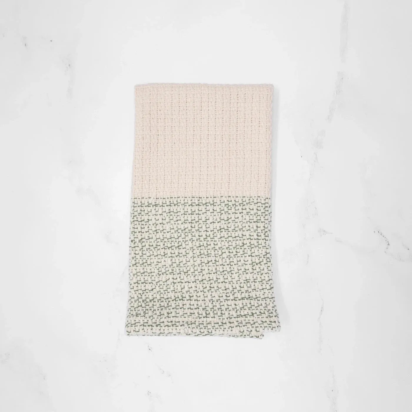 Ivory & Seagrass Handwoven Kitchen Towel