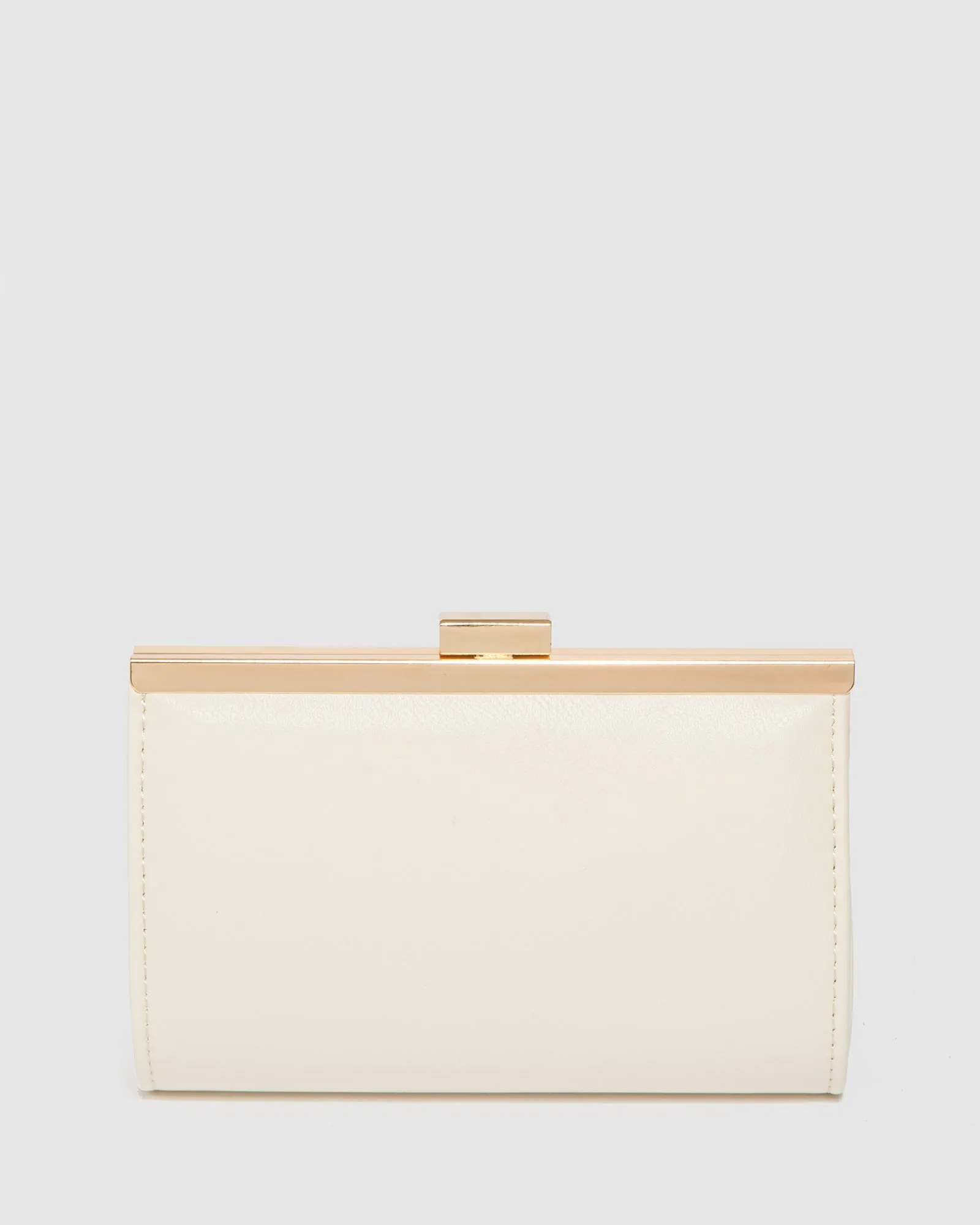 Ivory Junior Chain Handle Clutch Bag