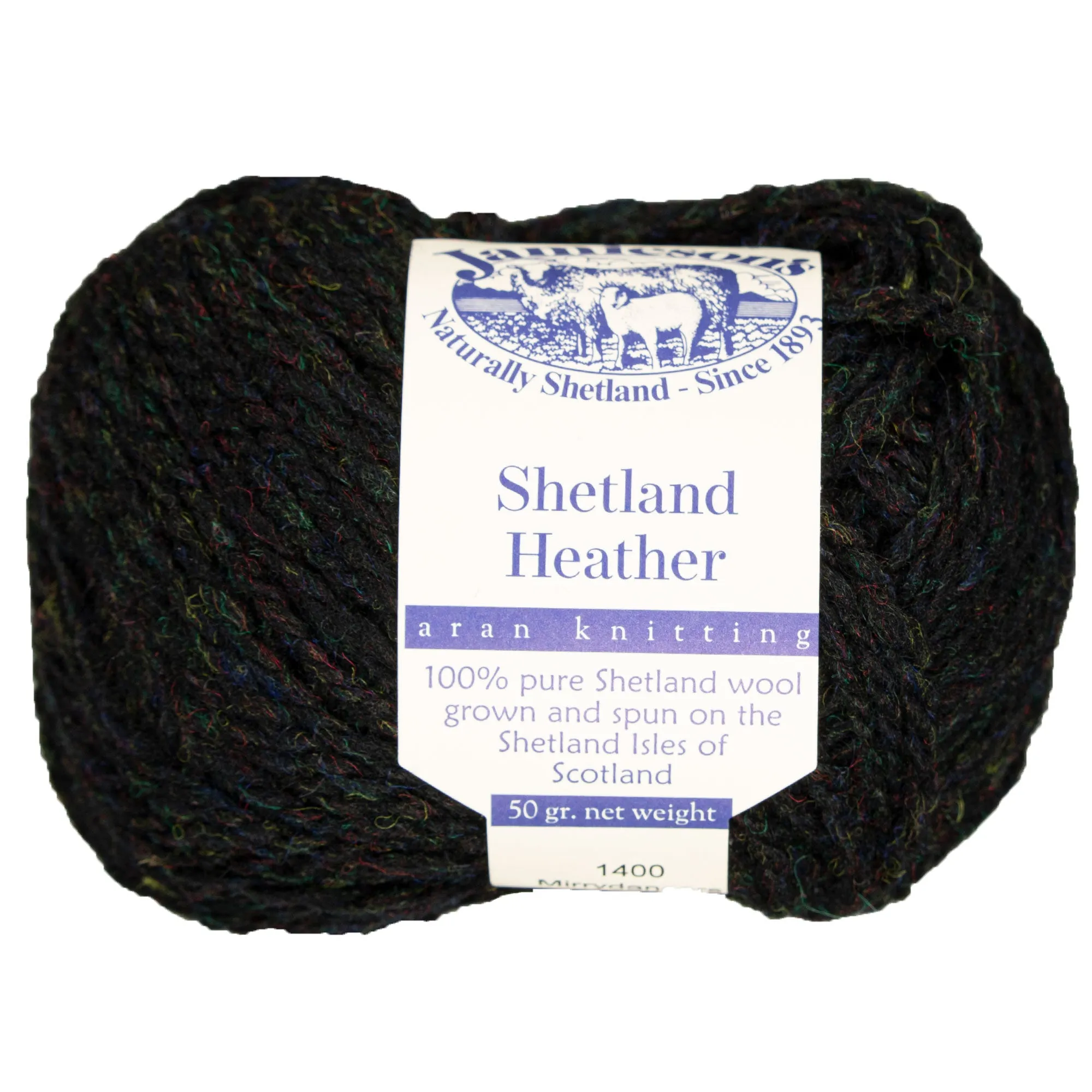 Jamieson's of Shetland Heather Aran Yarn - 1400 Mirrydancers