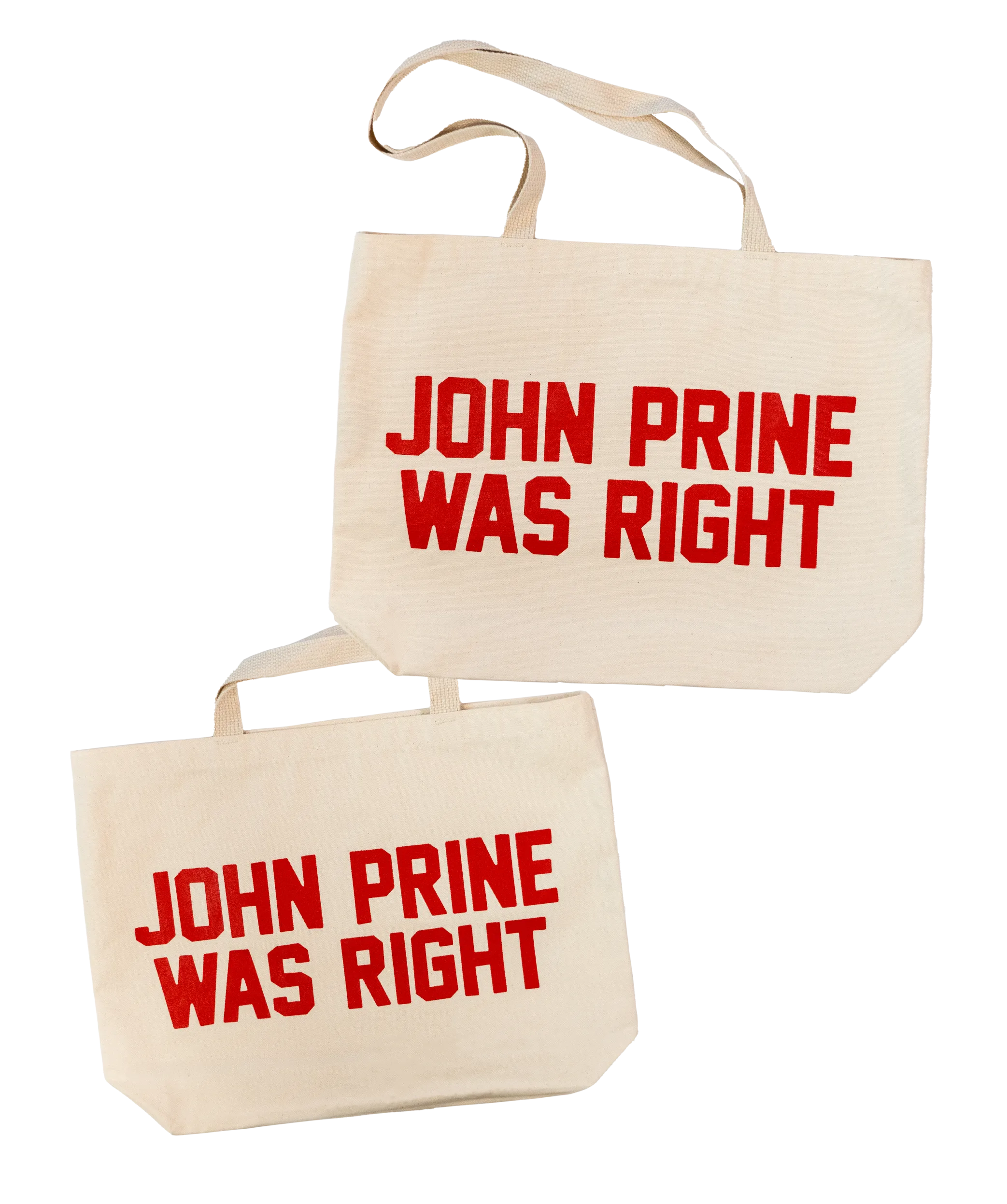 John Prine Was Right Tote Bag • John Prine x Oxford Pennant