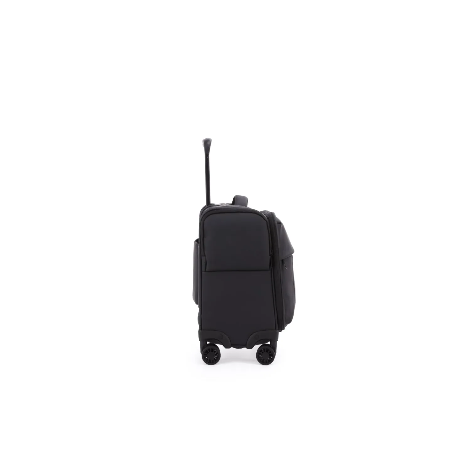 Kate Hill - KL-76-S Willow Black Mini 4 Wheel Carry-On - Black