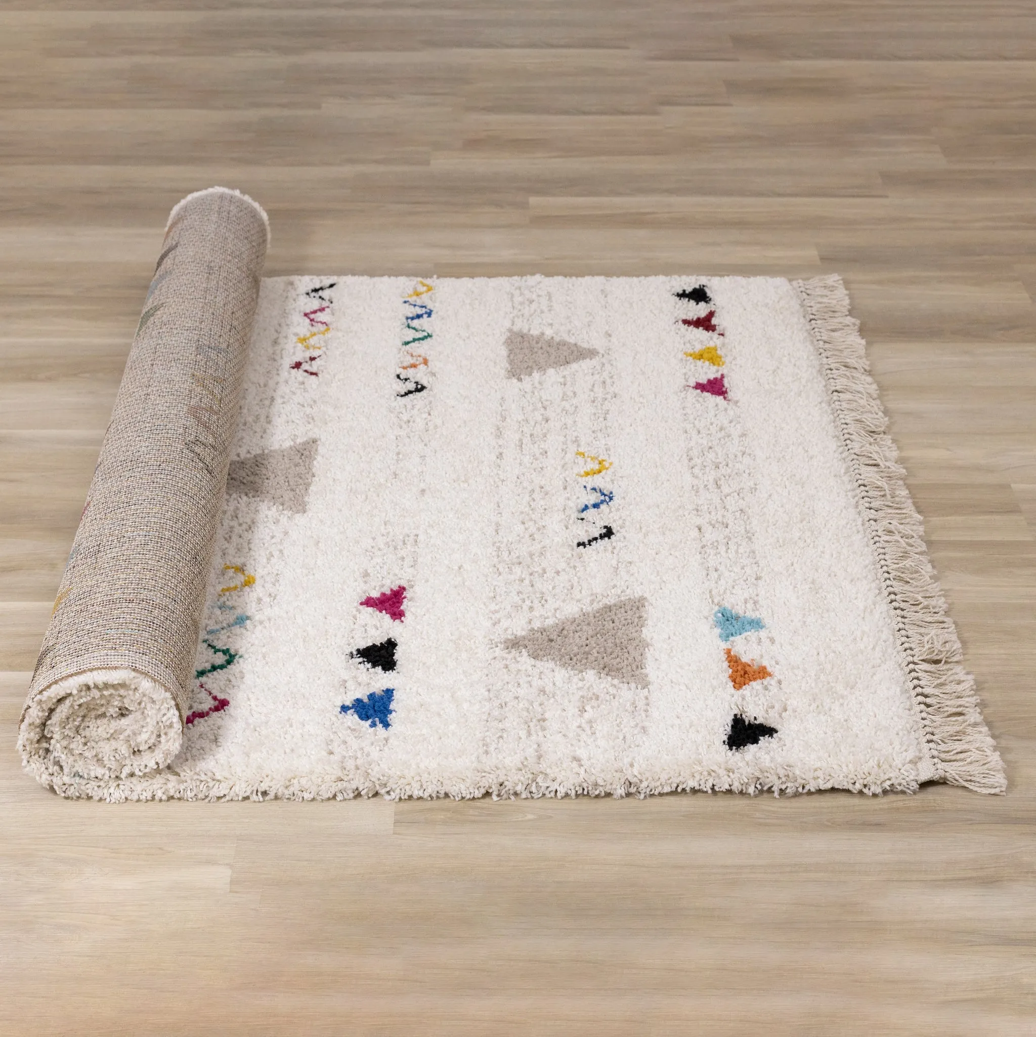 KATHERINE Multicolour Beige Rug