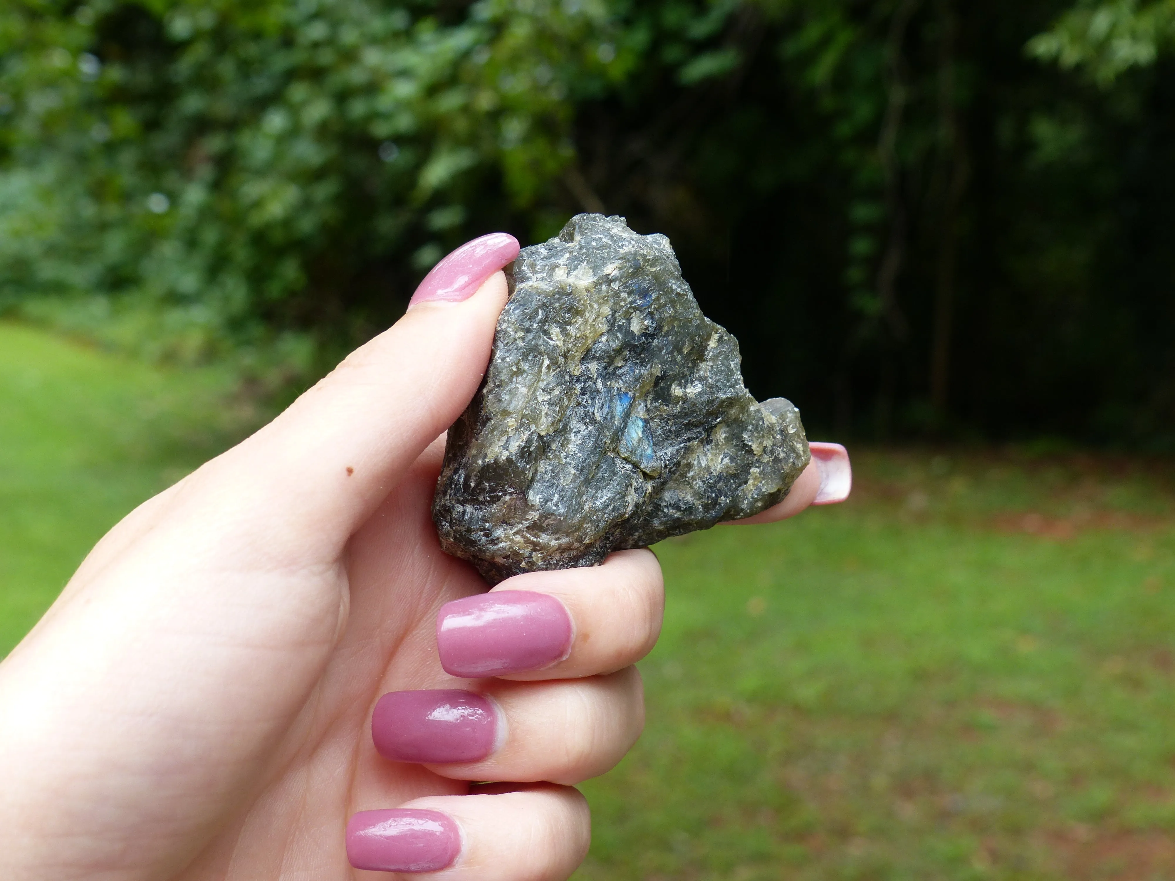 Labradorite Slab, Unique Icy Labradorite (#8)