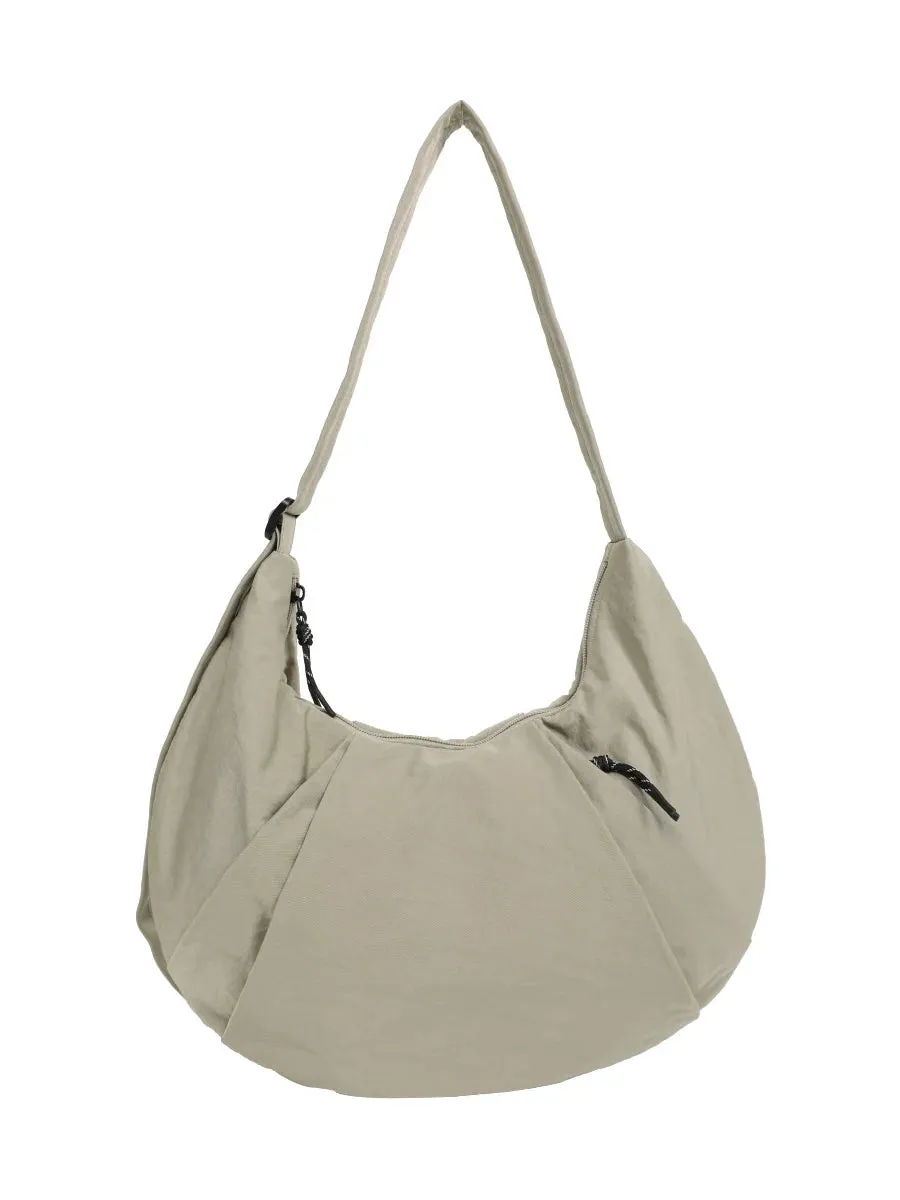 Large capacity crossbody bag nylon dumpling bag