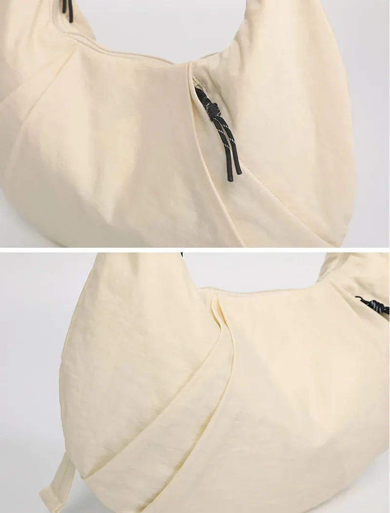 Large capacity crossbody bag nylon dumpling bag