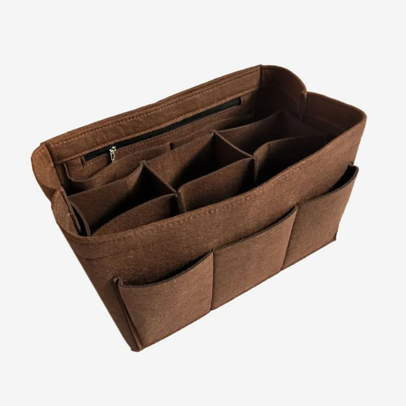 Large Capacity Household Storage Bag Multi Compartment Felt Bag