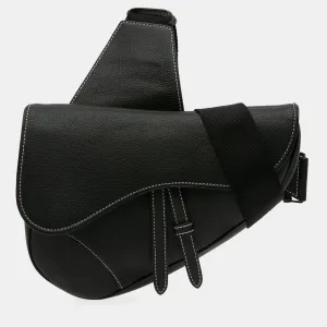 Leather Saddle Crossbody Bag