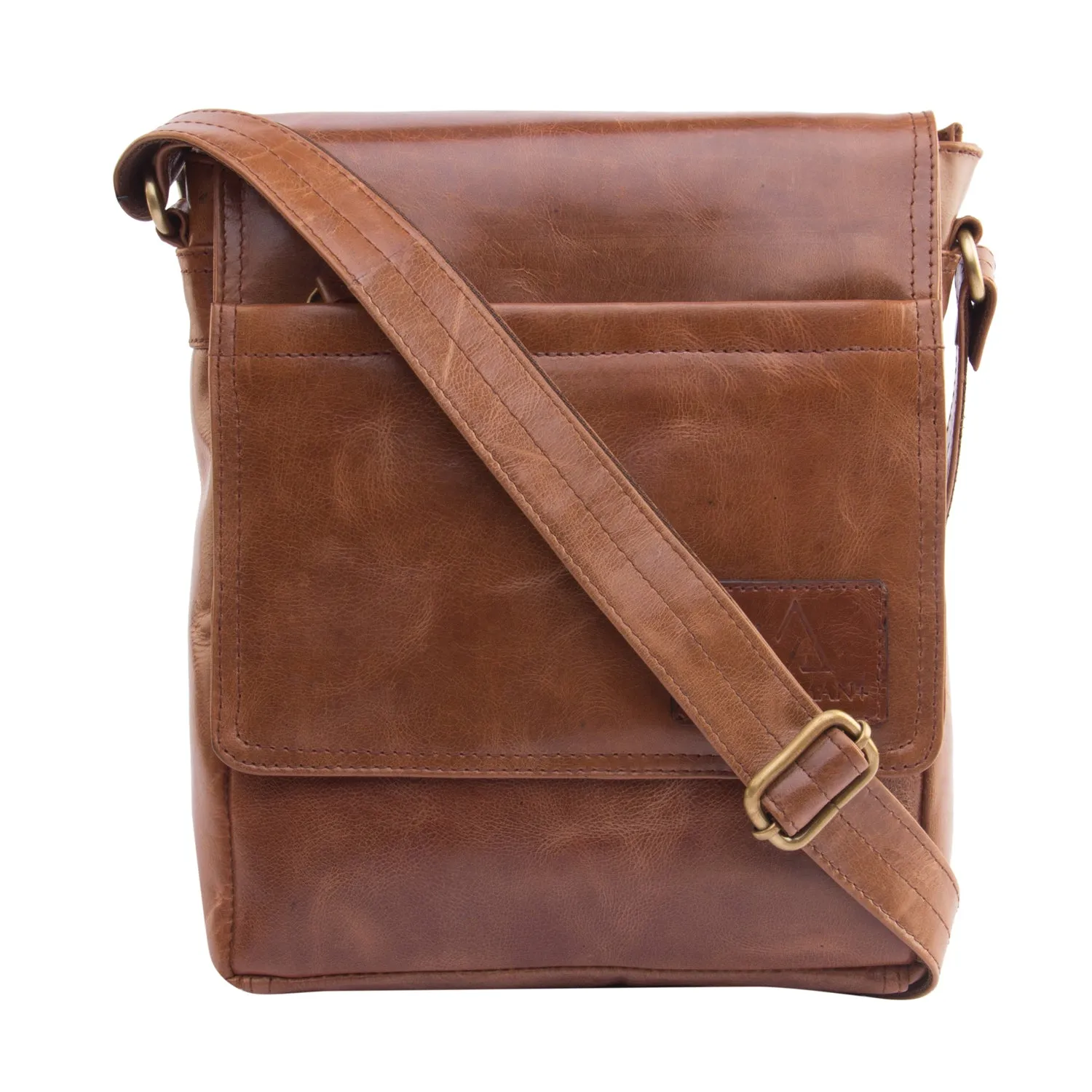 Leather Sling Bag : The Urban Explorer in Brown