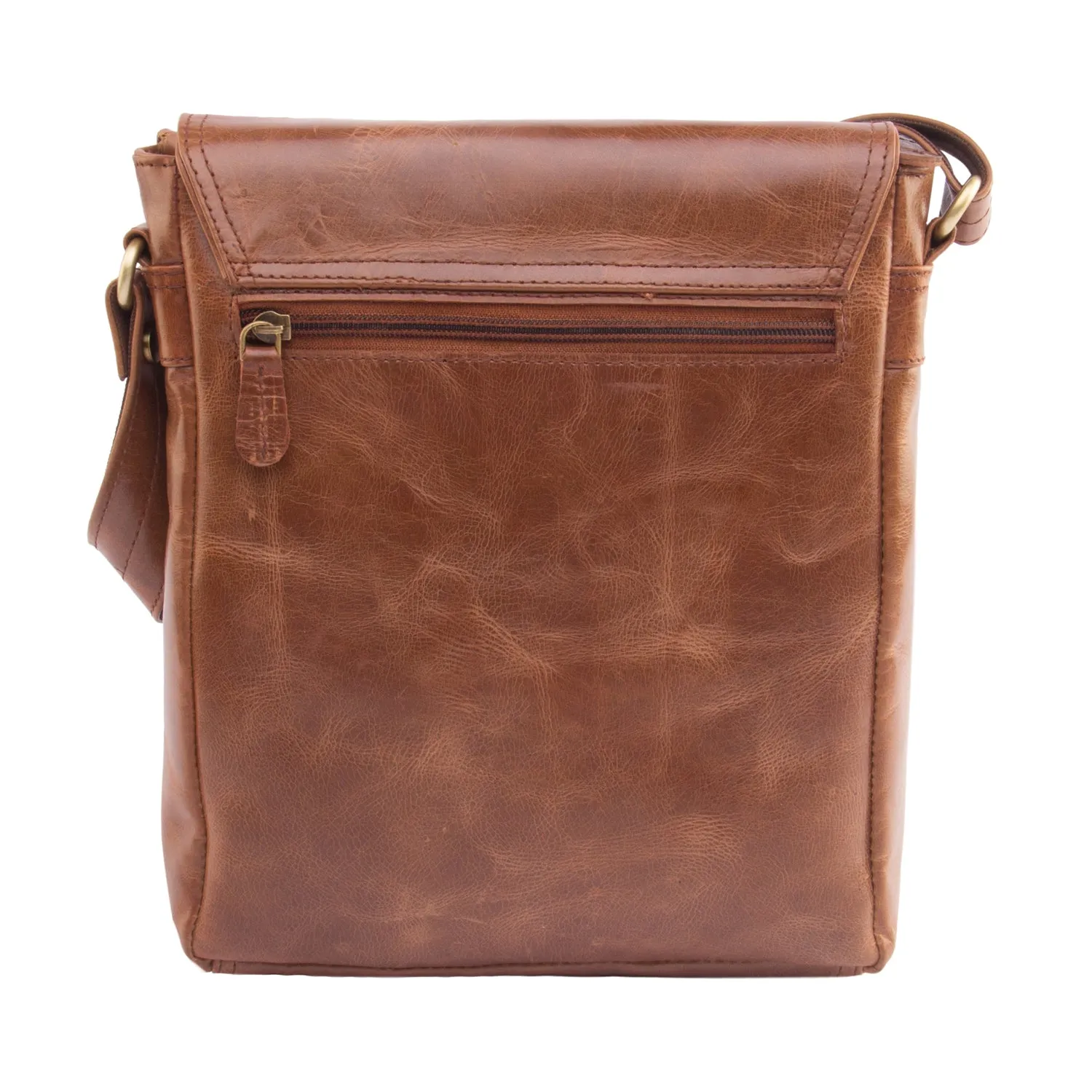 Leather Sling Bag : The Urban Explorer in Brown