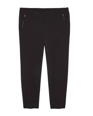 Leon Pant with Zipper Details | Black