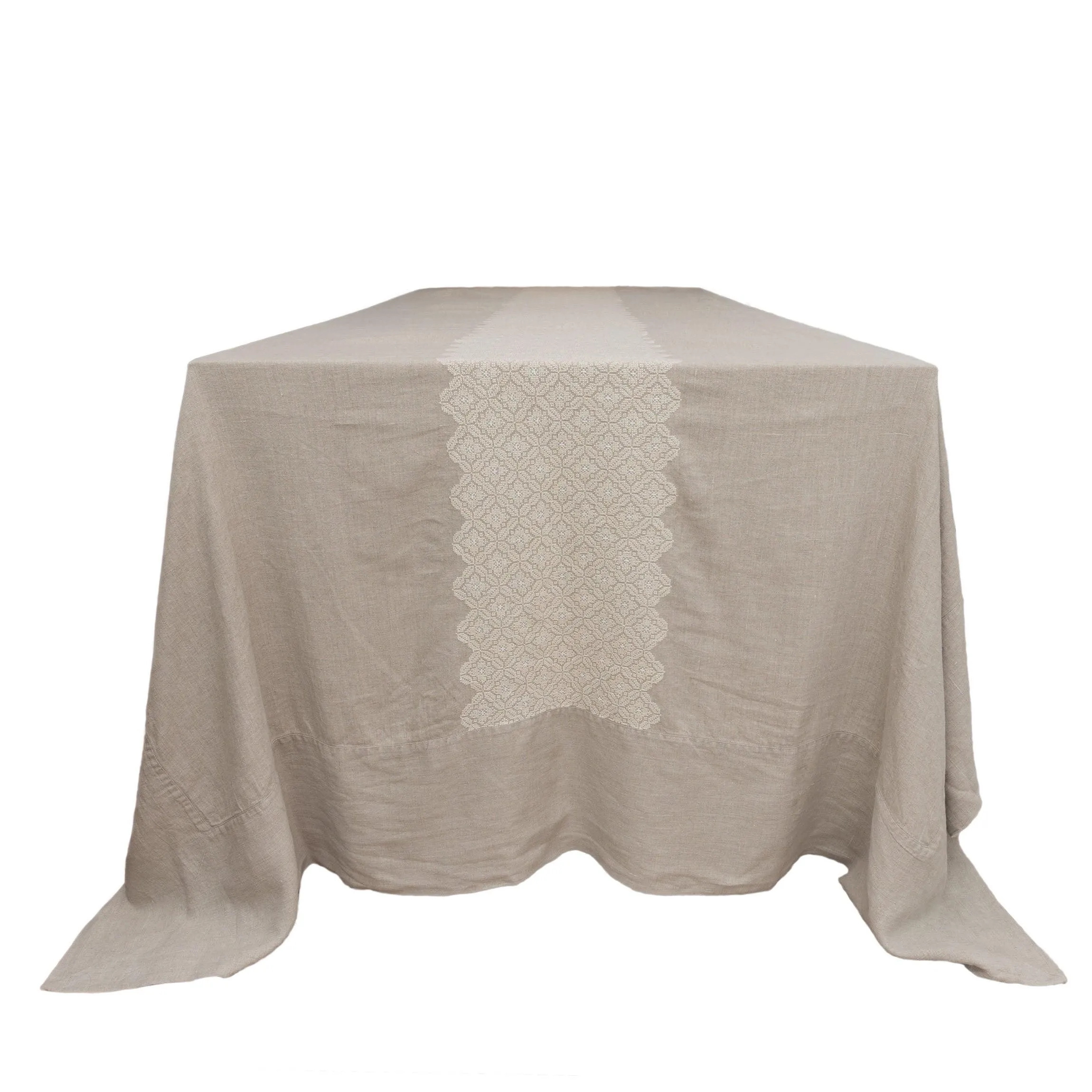 LINEN TABLECLOTH POPPY | 350 x 180 cm