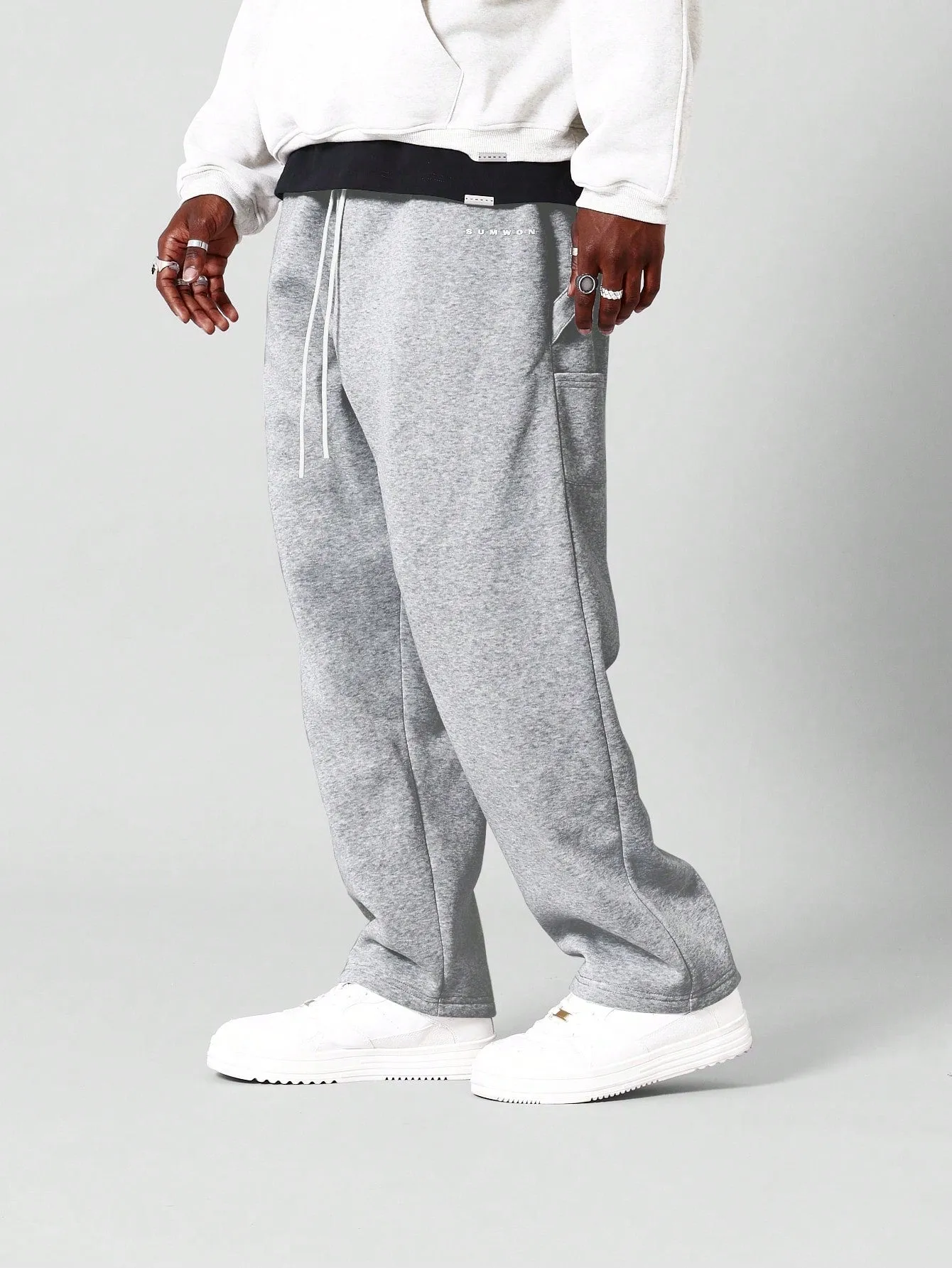 Loose Fit Jogger With Carpenter Details