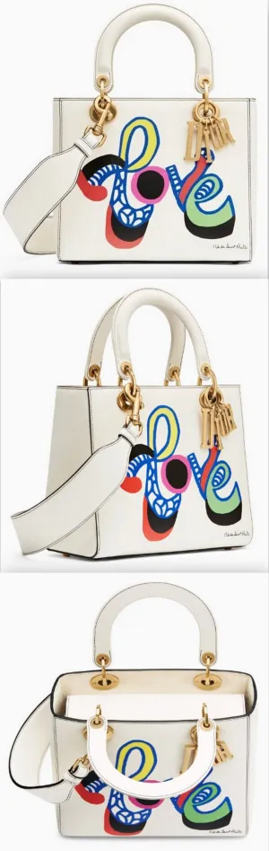 LOVE 'Lady Dior' Bag in with Niki de Saint Phalle Print