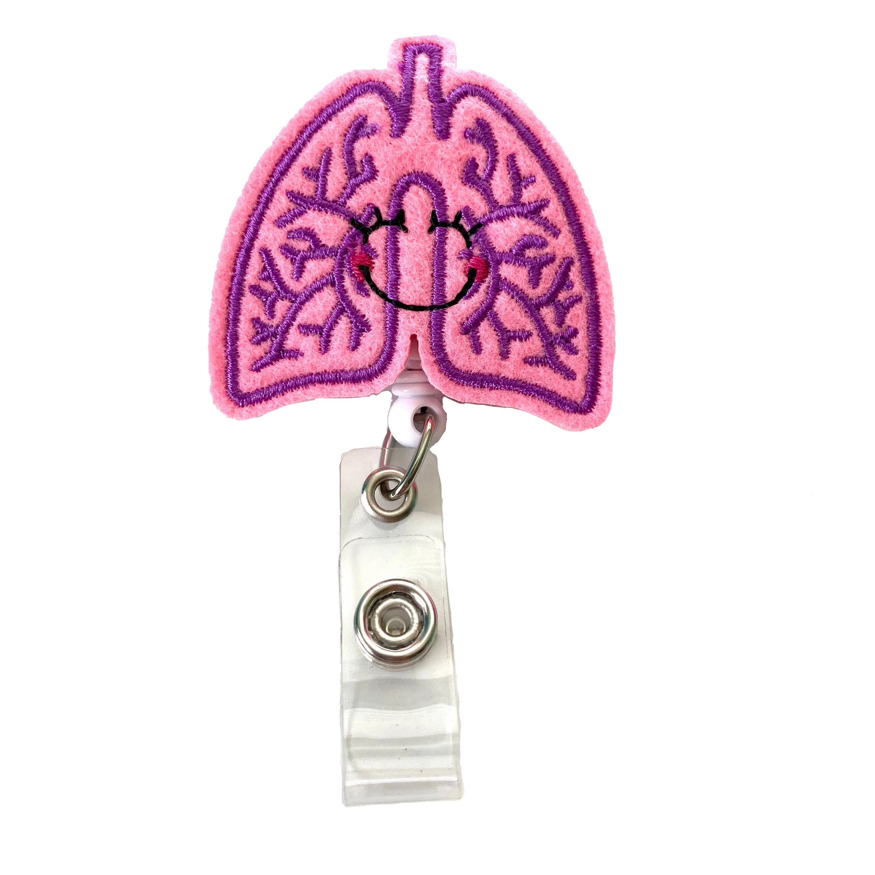 Lung | Nurse Badge Reel Holder