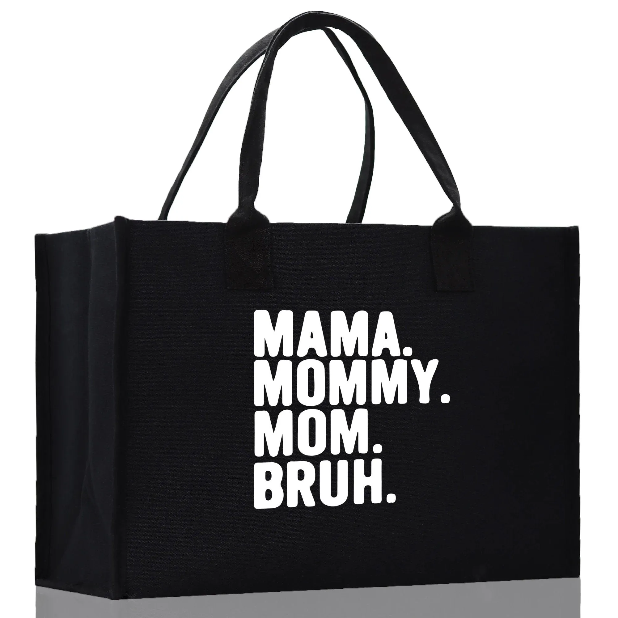 Mama Mommy Mom Bruh Canvas Tote Bag Mama Tote Mom Stuff Bag Mommy Bag Dog Mom Gift Dog Mom Bag Mom Shopping Bag Mom Gift Best Mom Ever Bag