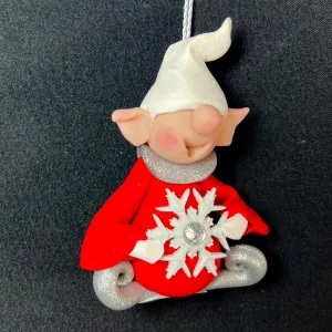 Mini Elf Ornament #401 One-of-a-Kind