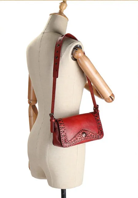 Mini Leather Crossbody Bag Cute Shoulder Bags