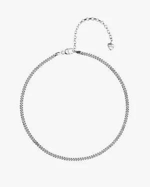 MINICUBAN NECKLACE SILVER