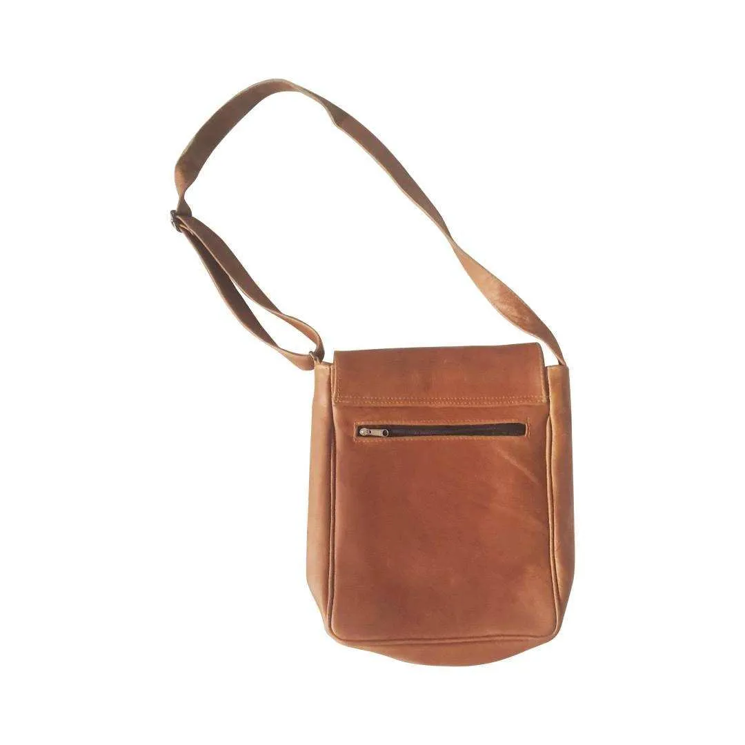 MIRELLE Genuine Leather Classic Messenger Bag