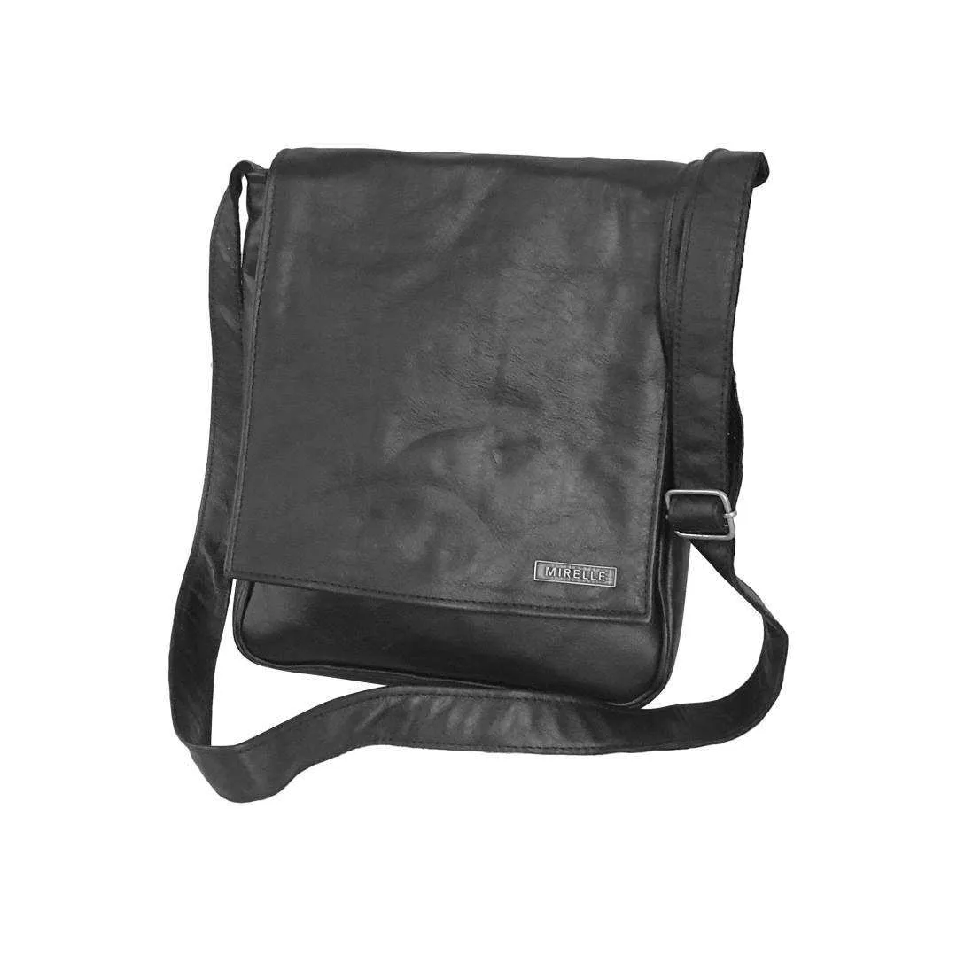 MIRELLE Genuine Leather Classic Messenger Bag