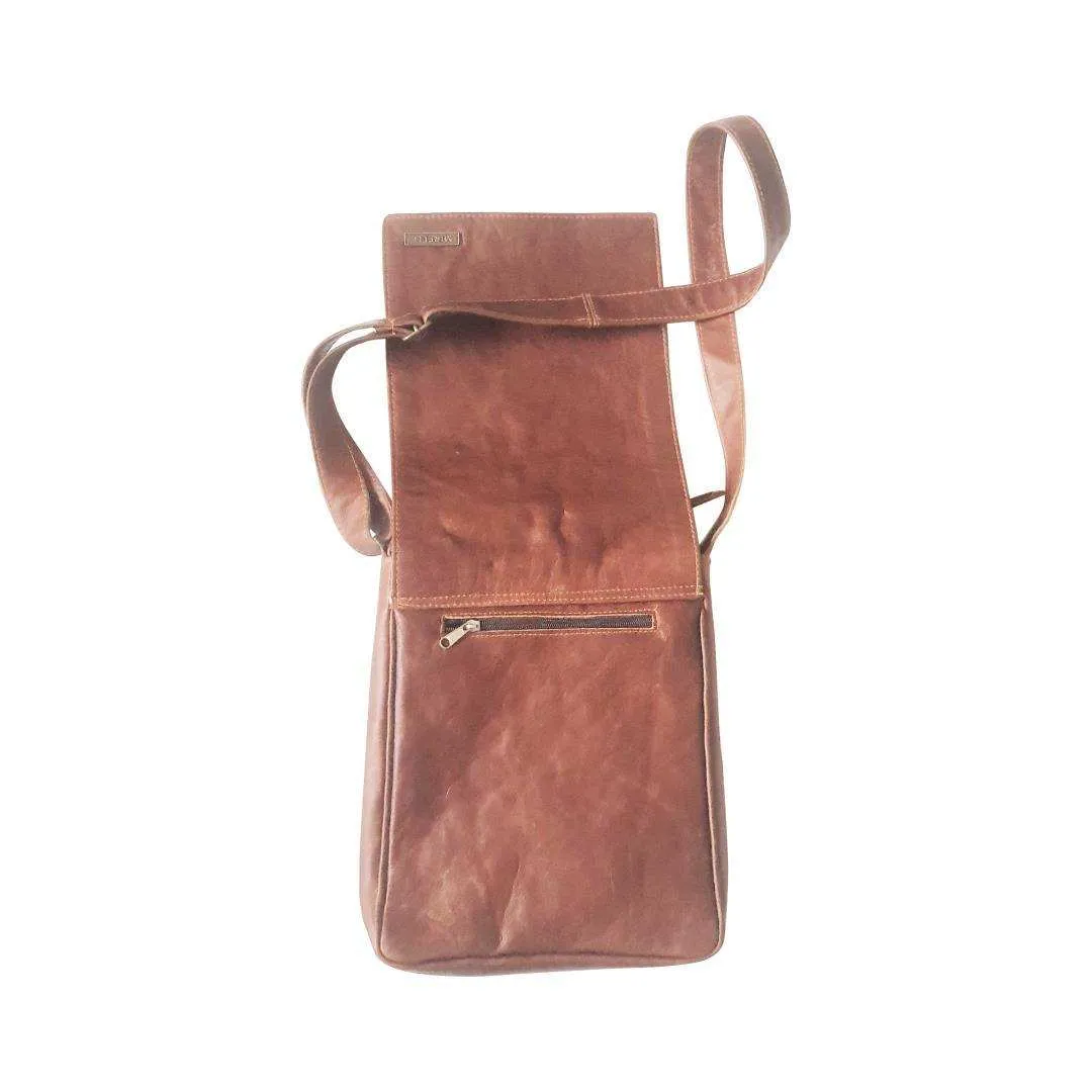 MIRELLE Genuine Leather Classic Messenger Bag