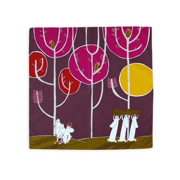 Moomin Handkerchief - Moonlight Mystery/Purple