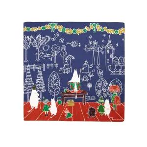 Moomin Handkerchief - Wallpaper/Blue