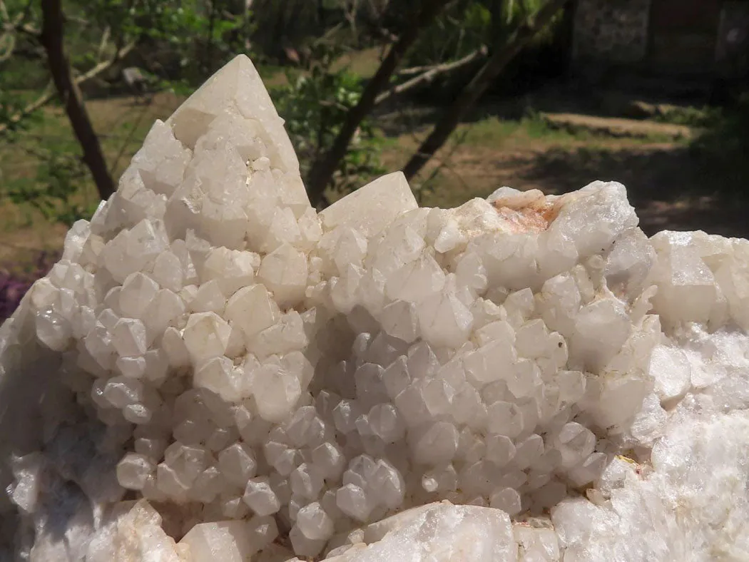 Natural Extra Large Pineapple Quartz Cluster  x 1 From Mandrosonoro, Madagascar