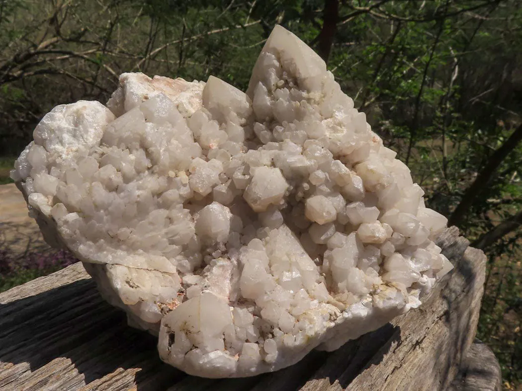 Natural Extra Large Pineapple Quartz Cluster  x 1 From Mandrosonoro, Madagascar