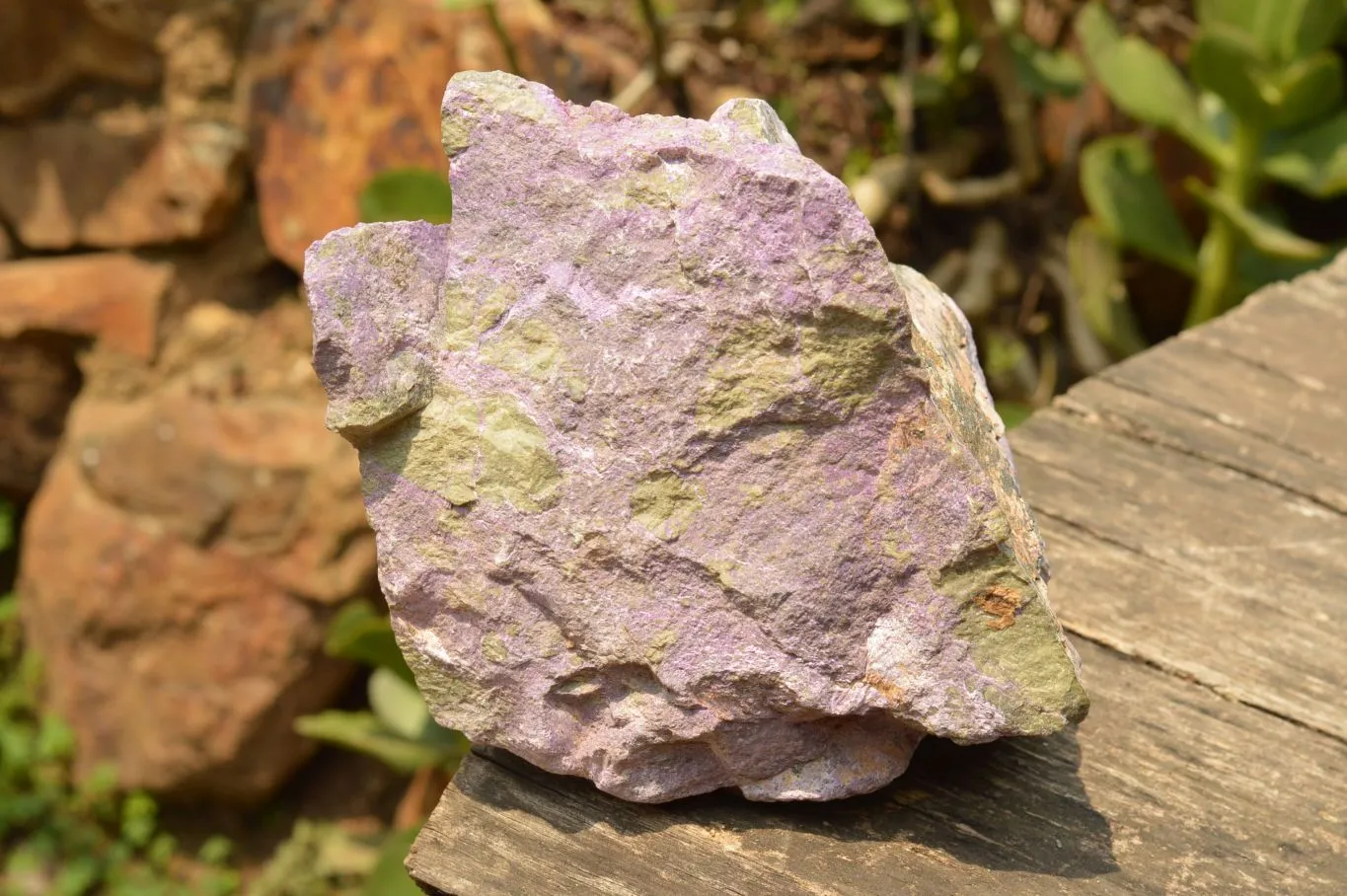 Natural Extra Large Rough Stichtite & Serpentine Specimen x 1 From Barberton, South Africa