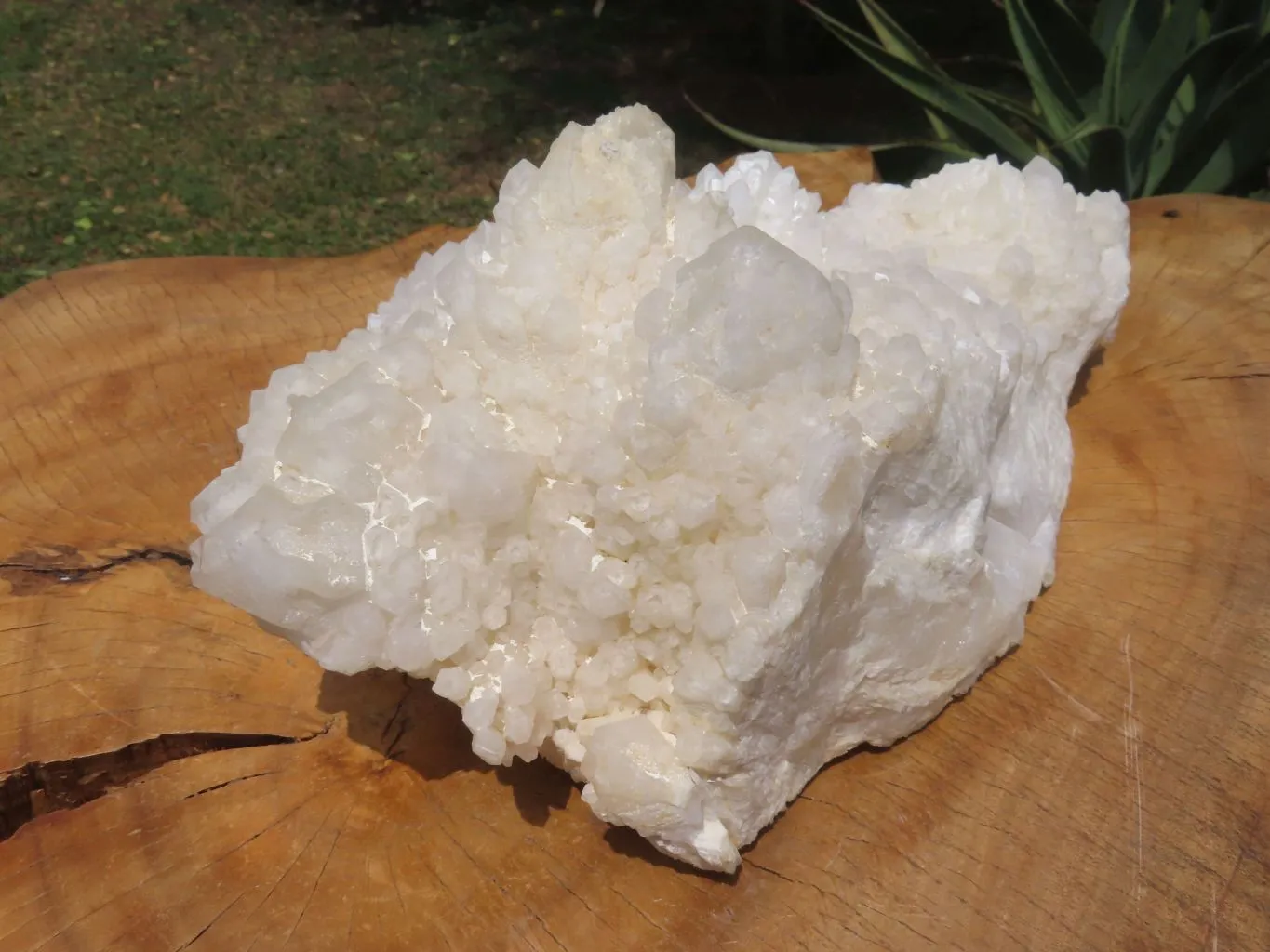 Natural Extra Large Window & White Phantom Cascading Quartz Cluster x 1 From Ivato, Madagascar