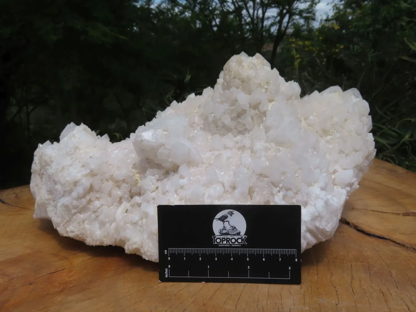 Natural Extra Large Window & White Phantom Cascading Quartz Cluster x 1 From Ivato, Madagascar