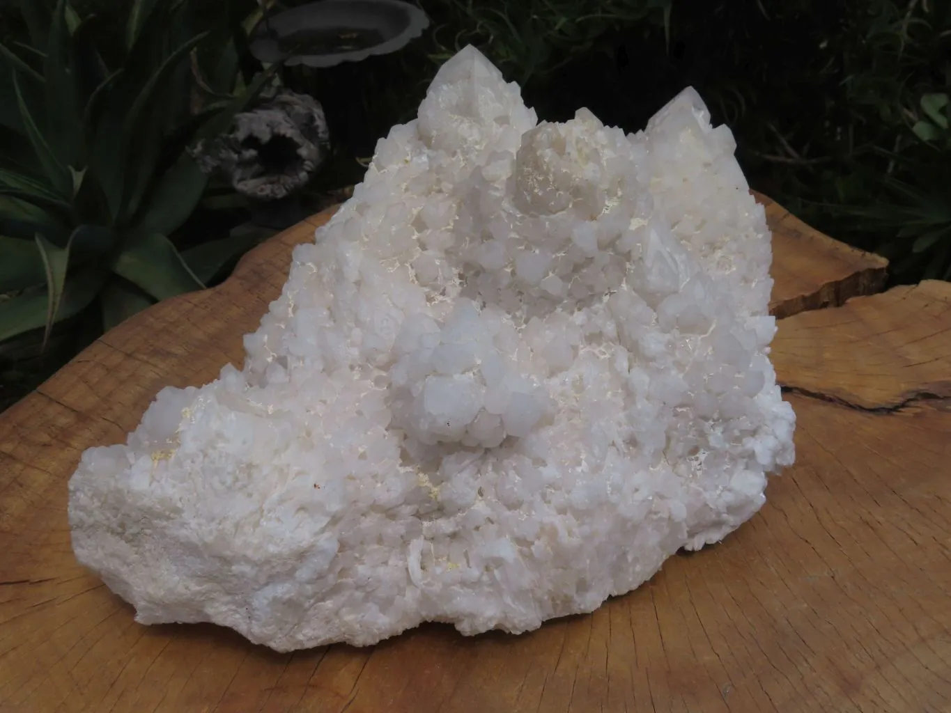 Natural Extra Large Window & White Phantom Cascading Quartz Cluster x 1 From Ivato, Madagascar