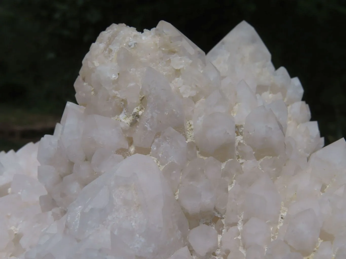 Natural Extra Large Window & White Phantom Cascading Quartz Cluster x 1 From Ivato, Madagascar