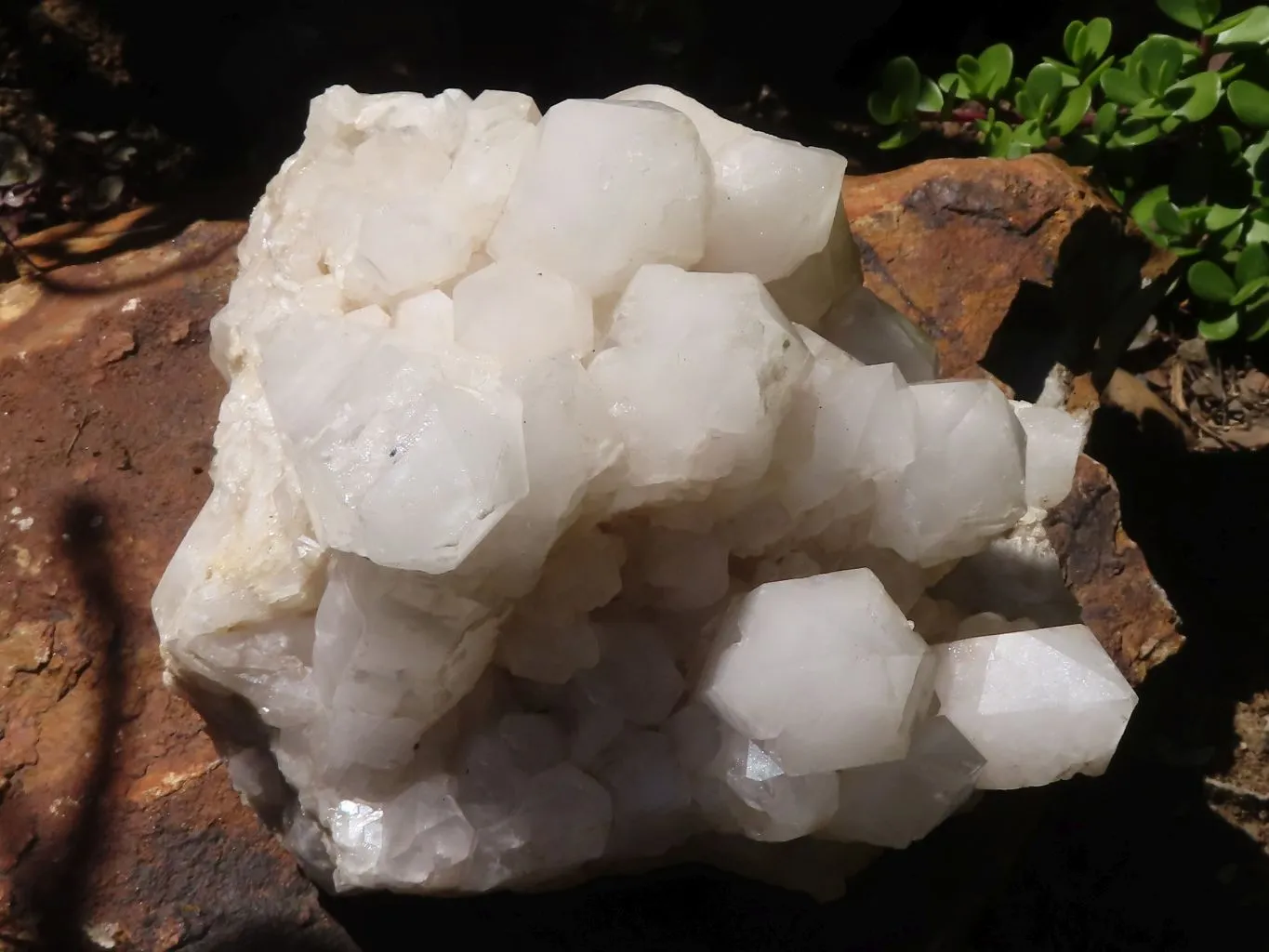 Natural Large White Phantom Quartz Cluster  x 1 From Madagascar