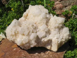 Natural Large Window & Phantoms Castle Quartz Cluster x 1 From Ivato, Madagascar